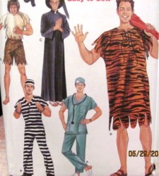 5368 4455  PRIEST, NUN, CAVER, DOC, PRISONER, TOGA PATTERN XS-XL